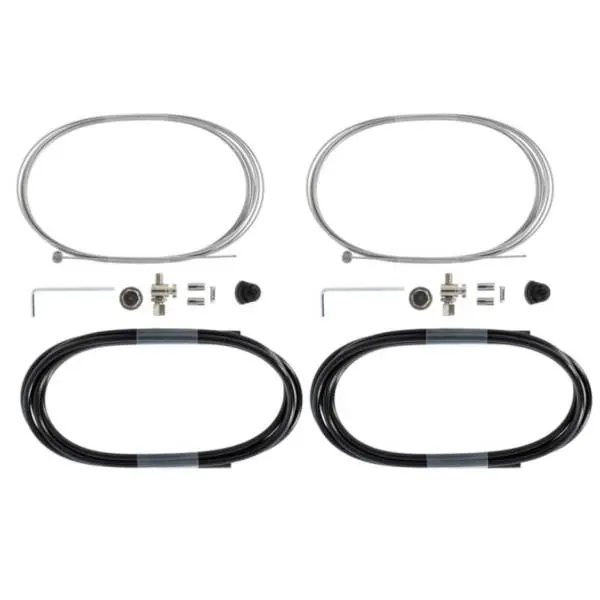 Viikonlopputarjous XLC Jarruvaijerisarja Nexus 3.00 Inox -. Etuosa/Taka - Musta (2)