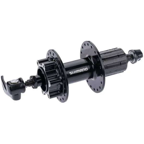Shimano QB400 Takanapa 8/11S 6-Reikä QR 135mm 36G - Musta Uusi Kokoelma