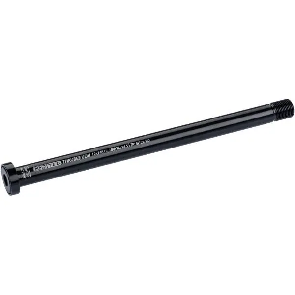 Ilmainen Palautus Contec Thrubee UDH Pyöränakseli 12x148mm Boost 15mm - Musta