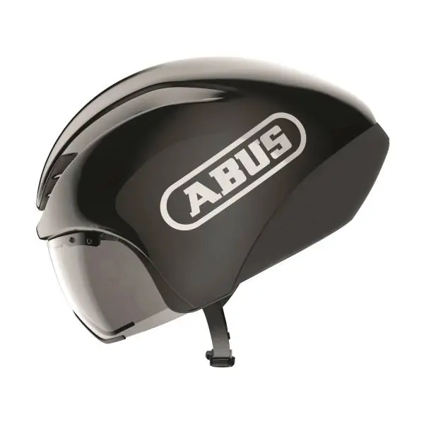 Nopea Toimitus Abus GameChanger TT 1.1 Pyöräilykypärä Shiny Musta - L 57-61 cm