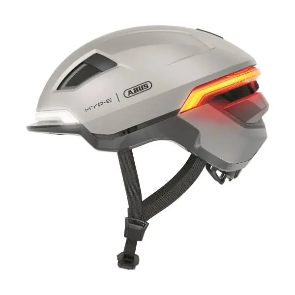 Abus Hyp-E Pyöräilykypärä Hopea - M 54-58 cm Pikatoimitus