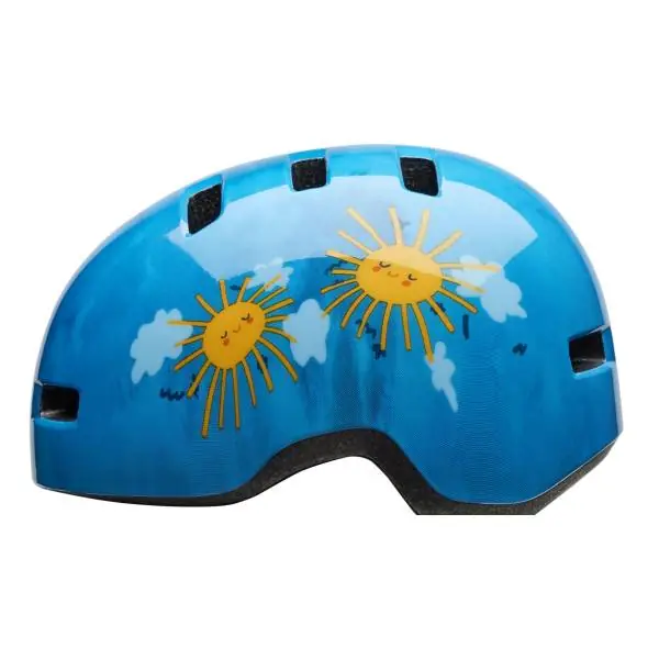Erikoistarjous Bell Lil Ripper Lasten Pyöräilykypärä Kiilto Sininen Aurinko - 48-55 cm
