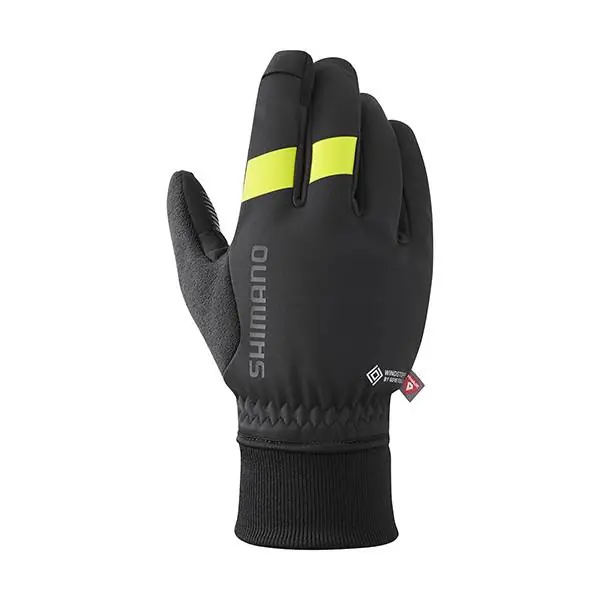 Shimano Windbreaker Primaloft Käsineet Musta/Keltainen - XL Flash-Tarjous
