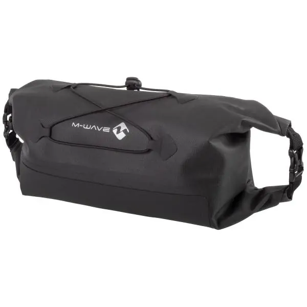 Halpa Hinta M-Wave Rough Ride II Etuosa L Ohjaustangon Laukku 12L Nauhat - Musta