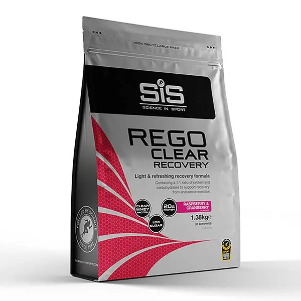 Viimeinen Mahdollisuus ScienceInSport Rego Clear Juoda Pulveri Vadelma/Marja - 1.38kg