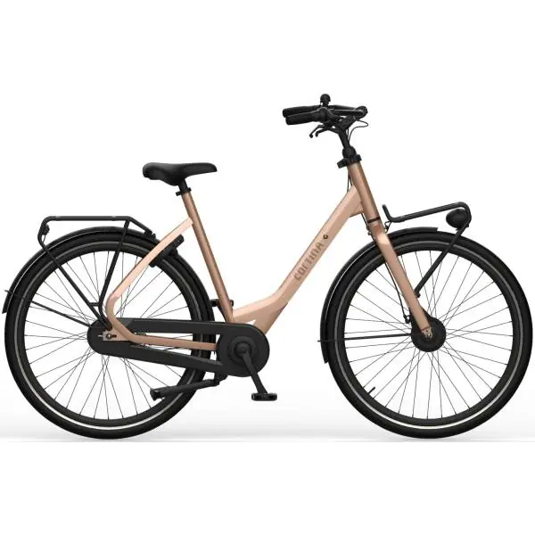 Cortina Common Naistenpyörä 28" 57cm 7S - Kiiltävä Helmi Beige Alkuperäinen