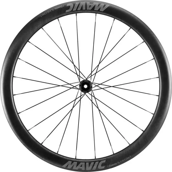 Ajankohtainen Mavic Cosmic SL 45 Etupyörä 28" Hiili Levy CL - Musta