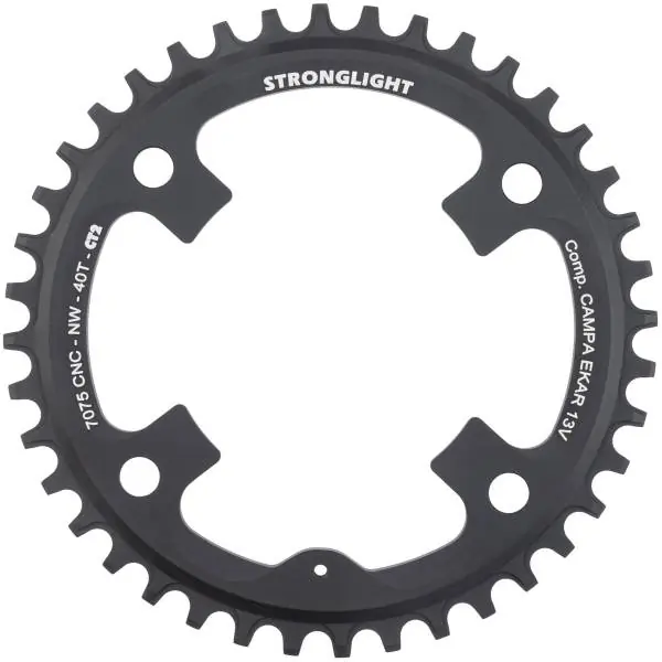 Bestseller Stronglight CT2 Hammaspyörä 40T 13V 4-Varret CA - Musta