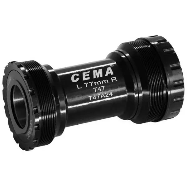 Superhinta Cema Keskiö Sovitin T47A Shimano 77mm Keraaminen - Musta