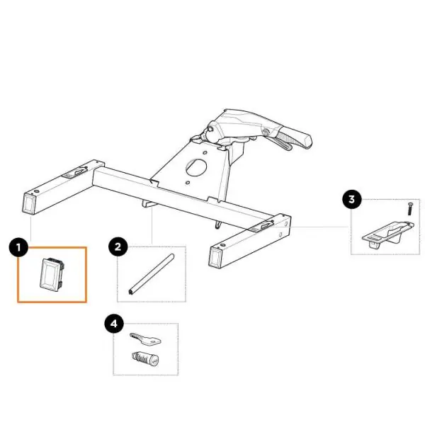 Suoraan Valmistajalta Thule 54942 End Cap - Thule Arcos Platform
