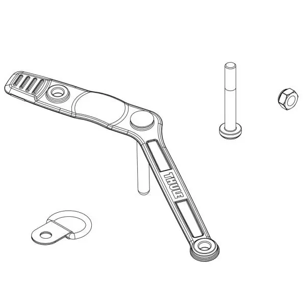 Thule 54787 Kumi Hitch StrapKit - Thule Courier Alennettu Hinta