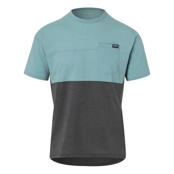 Älä Missaa Giro Ride Pyöräilypaita Lyhyt Laippa Miehet Mineral/Charcoal - XL