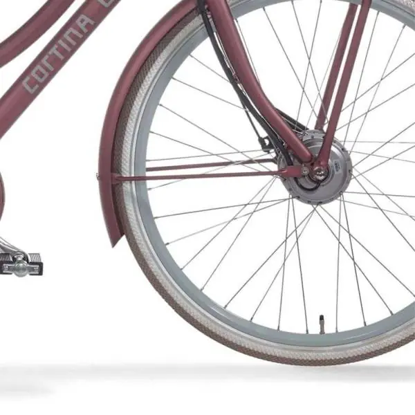 Cortina Etuosa Lokasuojan Tuki 28" -. E-U4 - Vaaleanpunainen Matta Ilmainen Palautus